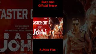 Baby John  Official Teaser  A Atlee Film  Varun Dhawan and Kreethy Suresh babyjohn trending [upl. by Lejna439]