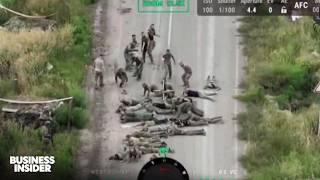 Ukraine Releases Video Of Russian Troops Surrendering After A Surprise Attack  Insider News [upl. by Gut306]