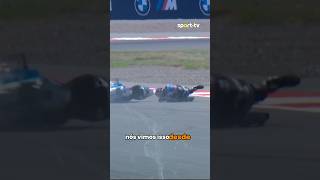 A QUEDA DE MIGUEL OLIVEIRA ☹️ sporttvportugal motogp [upl. by Ainotahs]