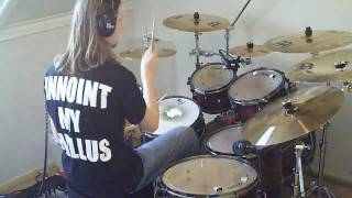 Cradle Of Filth  Her Ghost In The Fog Drum Cover [upl. by Atsiuqal]