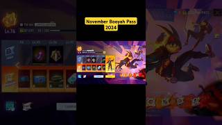 November Booyah Pass Free Fire 2024  Next Booyah Pass Free Fire shorts short freefire [upl. by Simonetta]