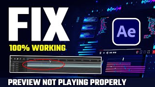 How To Fix Adobe After Effects Preview Not Playing  Preview Video Is Not Playing in After Effects [upl. by Lrig592]