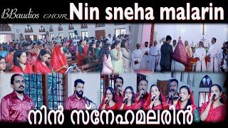 നിൻ സ്നേഹമലരിൻ nin sneha malarin  BBaudios  Mar thoma wedding BB choir [upl. by Eetsirk]