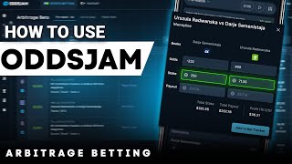 Arbitrage Betting Tutorial RiskFree Sports Betting  How to Use OddsJam [upl. by Belita]