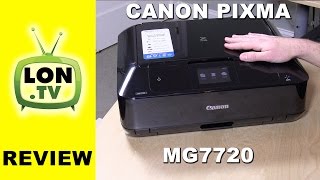 Canon Pixma MG7720 Review  Wireless AllInOne Printer with Scanner  Air Print Google Cloud Print [upl. by Assela745]