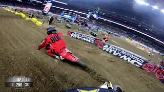 GoPro Dean Wilson 450 Heat Race Win 2019 Monster Energy Supercross from Indianapolis [upl. by Oinotnaocram282]