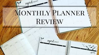 Erin Condren Monthly Planner amp Deluxe Monthly Planner Review by JenPlans [upl. by Ardnad]