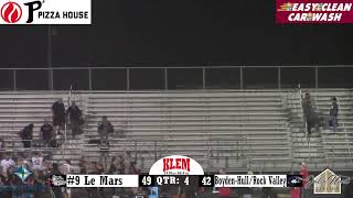 Le Mars at BoydenHullRock Valley High School Football [upl. by Coates]