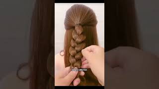 Hairstyle Flower hairbun girlish YouTube shorts elegant luxury hair [upl. by Zaneta]