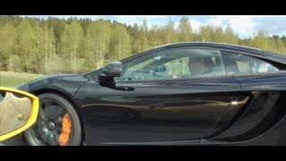 2nd Ferrari 458 Italia vs McLaren MP412C 625 HP factory upgrade GTBOARDcom Event May 2013 [upl. by Hallerson]