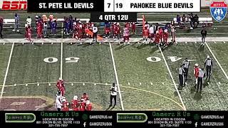 MFFCC CHAMPIONSHIP WEEKEND DIVISION 1 DAY 1 12U ST PETE LIL DEVILS VS PAHOKEE BLUE DEVILS [upl. by Beverie]