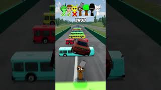 Incredibox Sprunki Car Jump Challenge For Vineria  Wenda and Friends shorts trend sprunki [upl. by Yelahc]