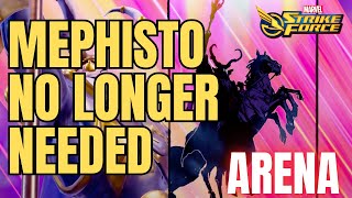 Odin Makes Mephisto Obsolete on Arena Offense Arena Gameplay Marvel Strike Force MSF [upl. by Gabor]