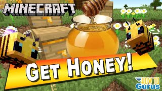 The Ultimate Minecraft Bee and Honey Farming Guide Honey Honeycomb Honey Block [upl. by Boucher]