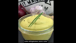 Recette Facile de Mayonnaise Allégée aux Œufs Durs en 1 Minute [upl. by Einhoj]