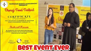 DHORAJI FOOD FESTIVAL  Rangoonwala Community  Saudagar Events Management  SHAHZAIB HASSAN VLOGS [upl. by Raseac]