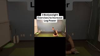 Bodyweight Exercises to Increase Leg Power [upl. by Devaj]