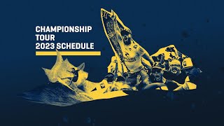 World Surf League Announces 2023 Championship Tour Schedule [upl. by Roti656]