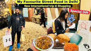 Delhi Famous Street food near Railway Station  Next international Trip ke liye shopping suru 😀 [upl. by Ronnica]