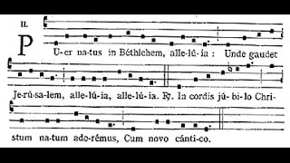 Puer Natus in Bethlehem Gregorian Chant Hymn [upl. by Noby153]