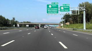 Interstate 66 Exits 47 to 40 westbound [upl. by Arag]