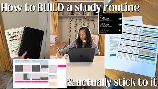 how to build a study routine from scratch prep for 4th year with me 🩺 [upl. by Troc]