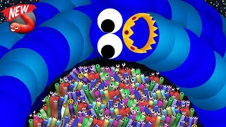 SLITHER IO 🐍 SPATY OMG Big Worm vs Tiny Snakes Best Fun Epic Slither io Online Game Play [upl. by Assirahc]