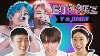 SUB Koreans react to BTS 95z V and Jimin [upl. by Margette]