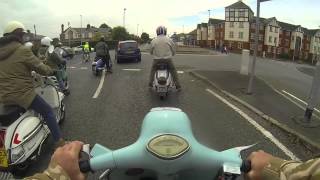 ellesmere port scooter club open day 2014 [upl. by Myrvyn]