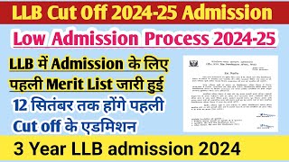 LLB first cut off 2024  LLB Merit list 2024  LLB admission 2024  CCSU LLB Merit List 2024 [upl. by Ldnek]