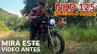 AKT NKD 125 👀😓 ¿Es buena para VIAJAR ESTA MOTO nkd [upl. by Nutsud]