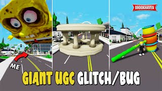 NEW 5 GIANT UGC GLITCHBUG Di Brookhaven IDCODES  Roblox [upl. by Hobie]