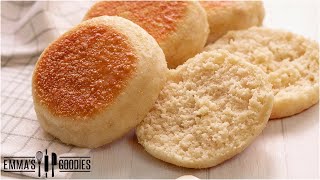 5 Ingredient NoKnead ENGLISH MUFFINS  The Easiest way to make English Muffins [upl. by Tdnaltroc145]