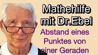 Abstand eines Punktesw von einer Geraden [upl. by Funda]