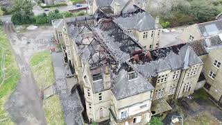 Dewsbury building fire Birkdale High School and Kirklees College campus [upl. by Metzger]