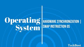 Hardware Synchronization  SWAP instruction OS  swap  hardwareynchronization [upl. by Rexanne781]