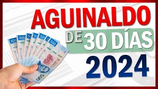 30 días de AGUINALDO en 2024 TODO lo que debes saber César Cervantes  Contabilidad e Impuestos [upl. by Aerdnaz626]