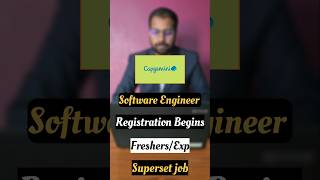 Capgemini Superset Registration started capgemini shorts viralshorts trending freshers [upl. by Otrebilif]