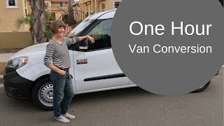 One hour van conversion with Wayfarer Vans Kit [upl. by Metcalf]