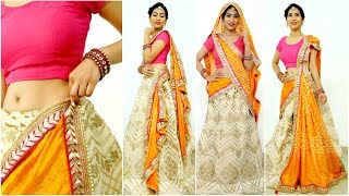 5 Dupatta Draping Styles You MUST Try  How To Wear Lehenga Perfectly this Wedding Season  Anaysa [upl. by Alemak]