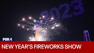 WATCH Dallas New Years Eve Fireworks Show 2023 [upl. by Buckels]