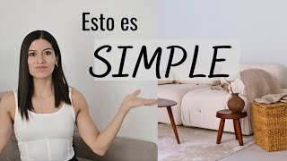 MINIMALISMO SIMPLE  7 tips prácticos y simples para ser minimalista [upl. by Crofoot206]