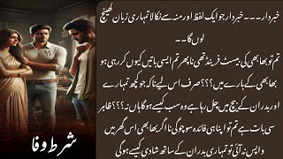 Rayyan and Affan Fight😳  Aroosh ko Pra Thappad  Sharte Wafa by Areeba  Urdu Novellove story [upl. by Arramat]