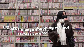 ₍ᐢ ᐢ₎ ₊˚⊹♡ BIGGEST manga shopping  6 stores in 1 day  where to buy english manga in japan [upl. by Christye]