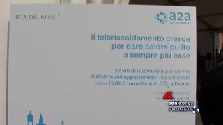 Teleriscaldamento A2A porta a Bergamo il calore pulito del termovalorizzatore Rea Dalmine [upl. by Della]