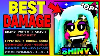 TESTING OUT POPSTAR CHICA in Five Nights Tower Defense [upl. by Putnam]