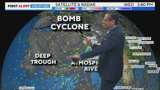 Mild pattern before Colorado gets a small piece of the Pacific Bomb Cyclone [upl. by Miche]