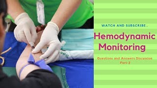 Hemodynamic Monitoring Part1 [upl. by Sitnalta]