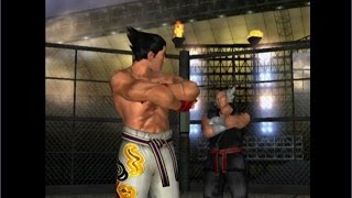 Tekken 4  Kazuya Mishima vs Heihachi Mishima  Prologue and Cutscenes  PS2 Gameplay [upl. by Nalloh]