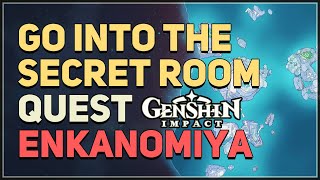 Go into the secret room Genshin Impact Enkanomiya [upl. by Yenahs527]